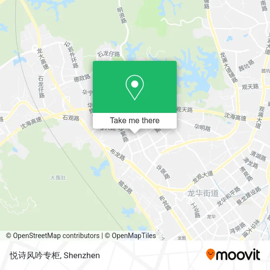 悦诗风吟专柜 map