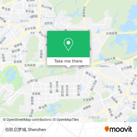佰联启梦城 map