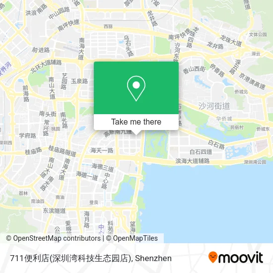 711便利店(深圳湾科技生态园店) map