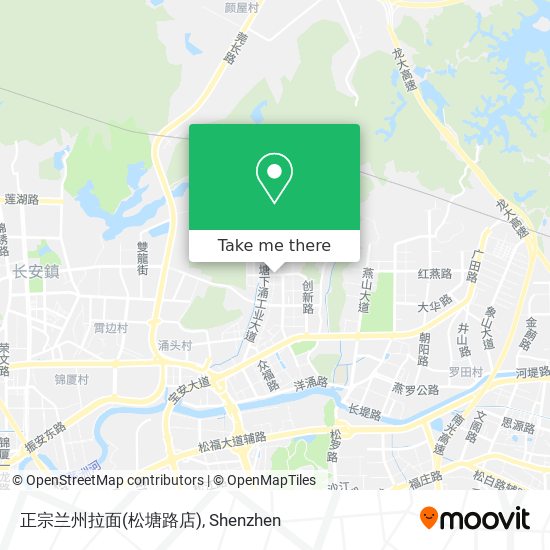 正宗兰州拉面(松塘路店) map