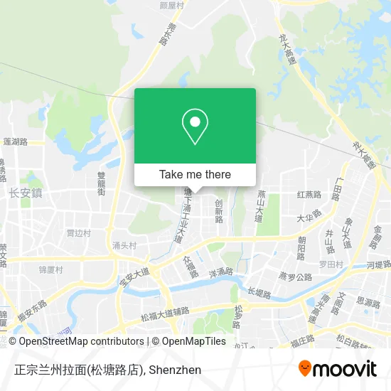 正宗兰州拉面(松塘路店) map