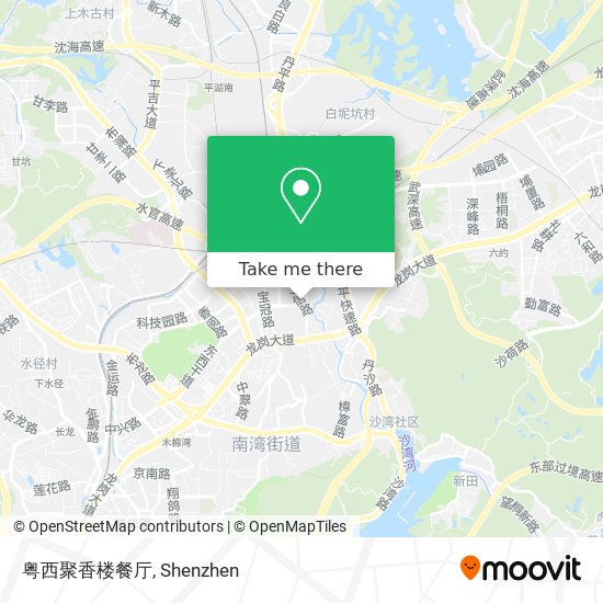 粤西聚香楼餐厅 map