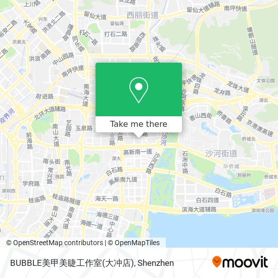 BUBBLE美甲美睫工作室(大冲店) map