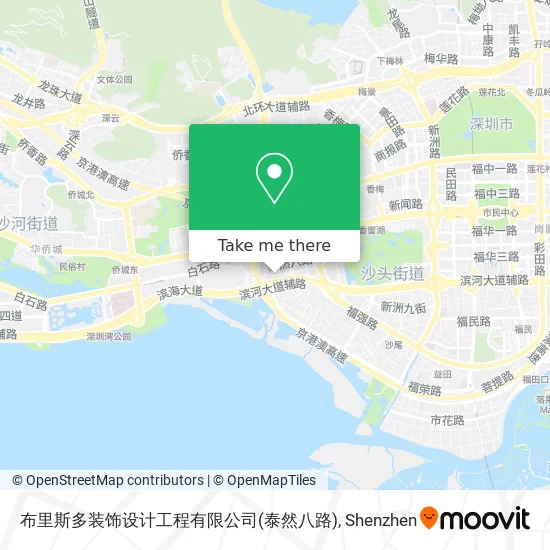 布里斯多装饰设计工程有限公司(泰然八路) map