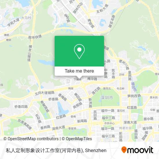 私人定制形象设计工作室(河背内巷) map