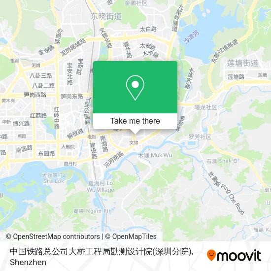 中国铁路总公司大桥工程局勘测设计院(深圳分院) map