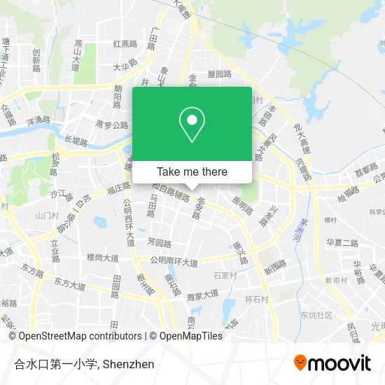合水口第一小学 map