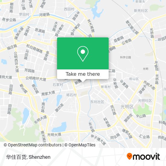 华佳百货 map