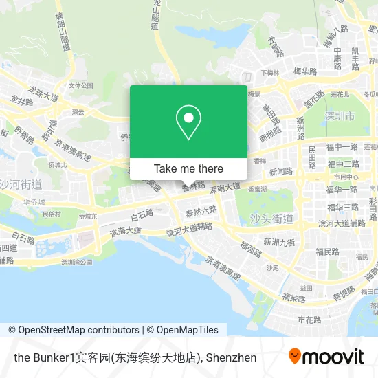 the Bunker1宾客园(东海缤纷天地店) map