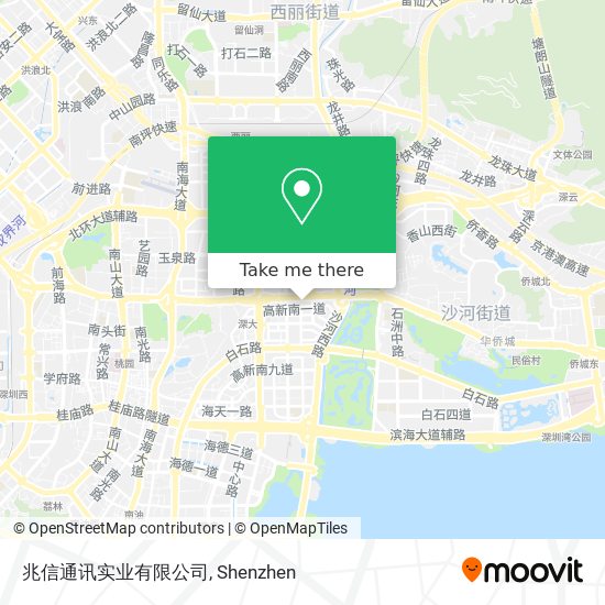 兆信通讯实业有限公司 map