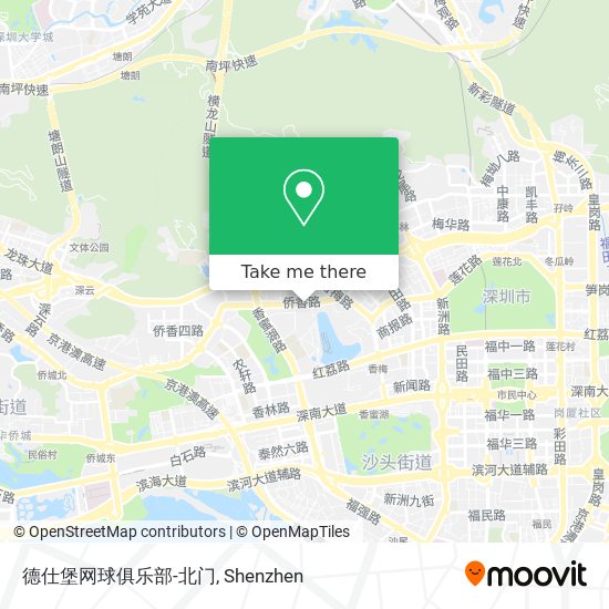 德仕堡网球俱乐部-北门 map