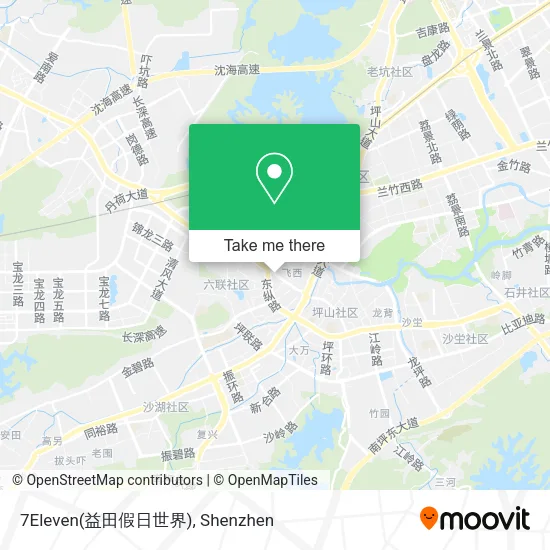 7Eleven(益田假日世界) map