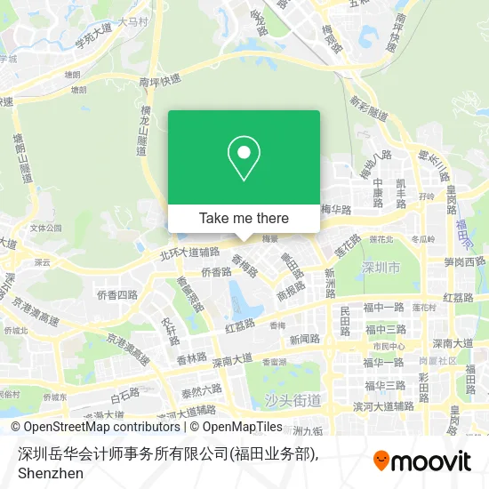 深圳岳华会计师事务所有限公司(福田业务部) map