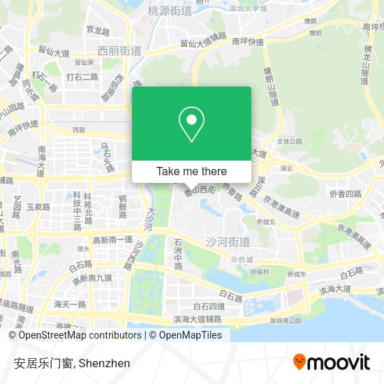 安居乐门窗 map