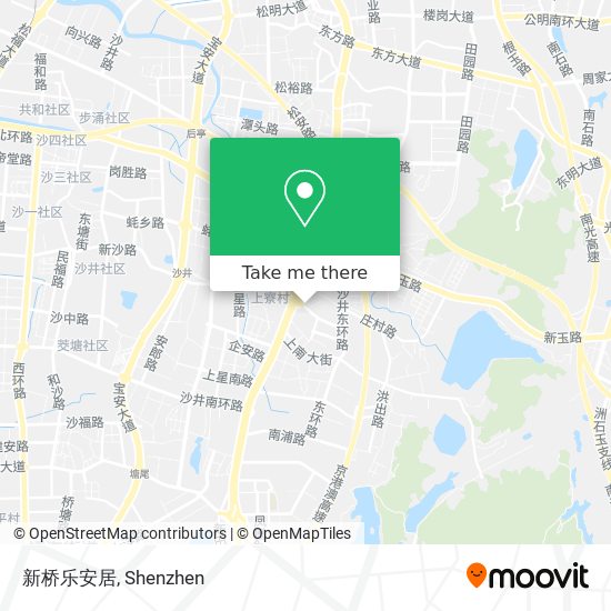 新桥乐安居 map