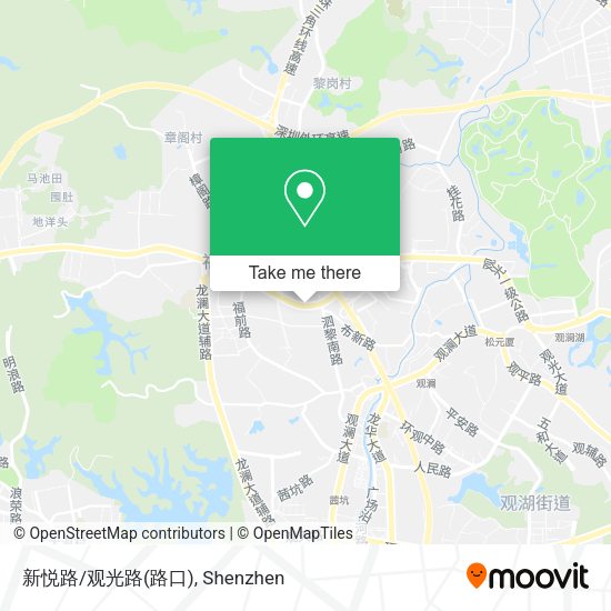 新悦路/观光路(路口) map
