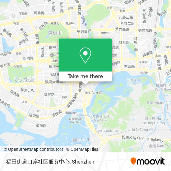 福田街道口岸社区服务中心 map