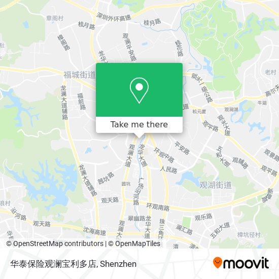 华泰保险观澜宝利多店 map