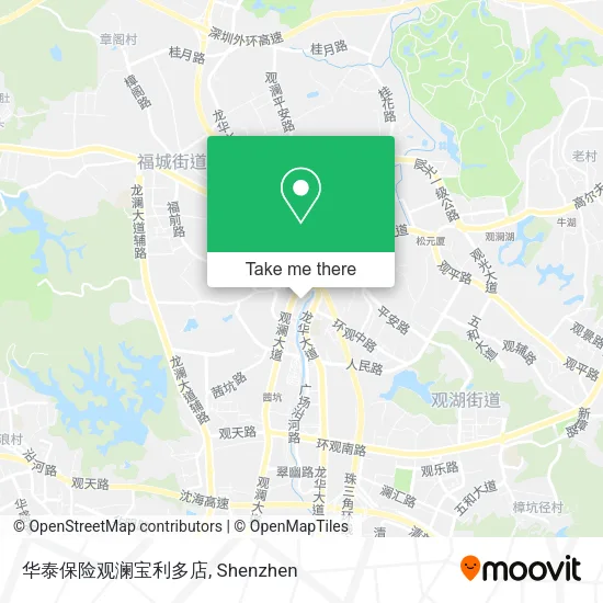 华泰保险观澜宝利多店 map