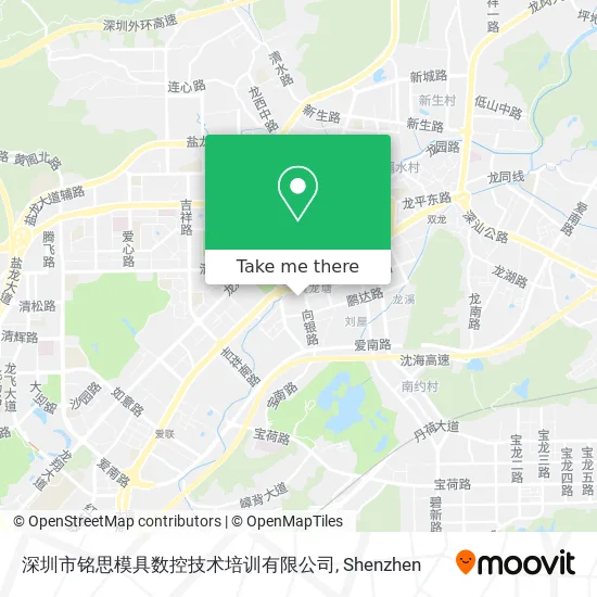 深圳市铭思模具数控技术培训有限公司 map