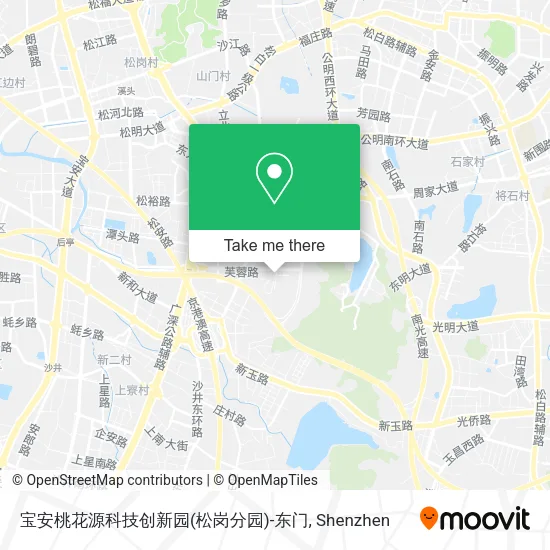 宝安桃花源科技创新园(松岗分园)-东门 map