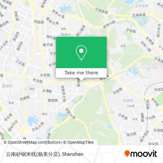 云南砂锅米线(杨美分店) map