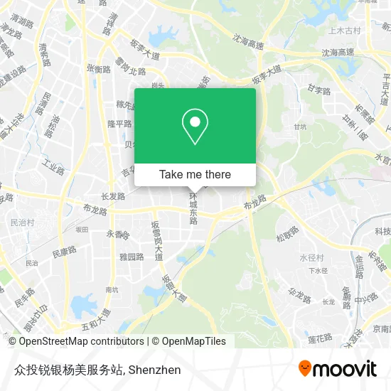 众投锐银杨美服务站 map