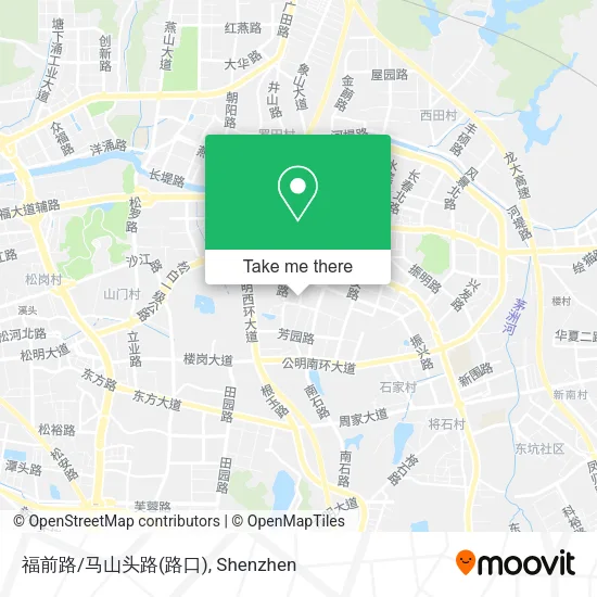 福前路/马山头路(路口) map