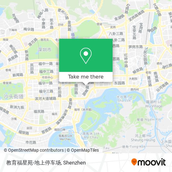教育福星苑-地上停车场 map