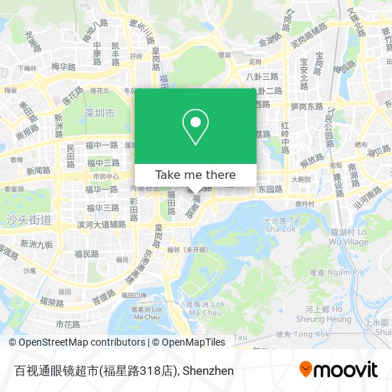 百视通眼镜超市(福星路318店) map
