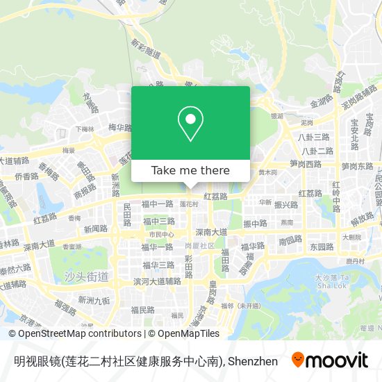 明视眼镜(莲花二村社区健康服务中心南) map