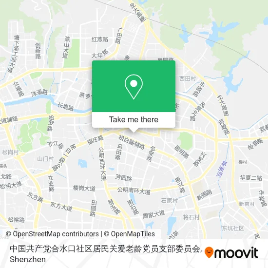 中国共产党合水口社区居民关爱老龄党员支部委员会 map