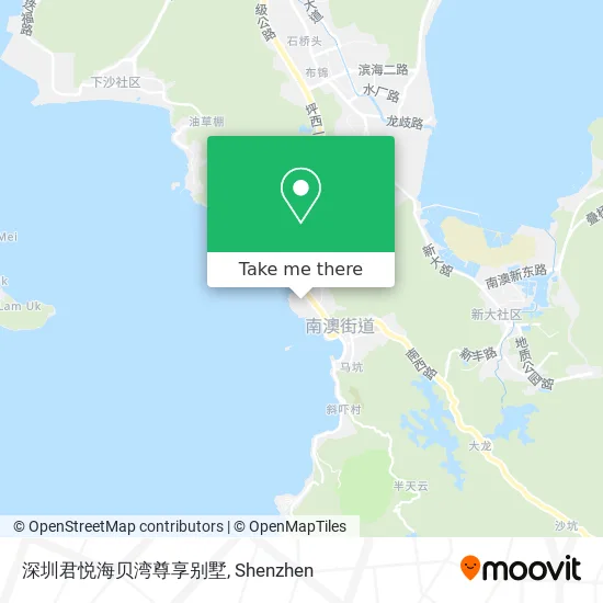 深圳君悦海贝湾尊享别墅 map
