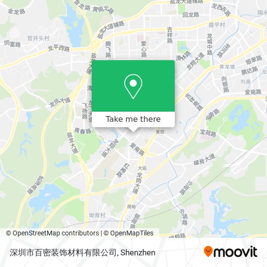 深圳市百密装饰材料有限公司 map