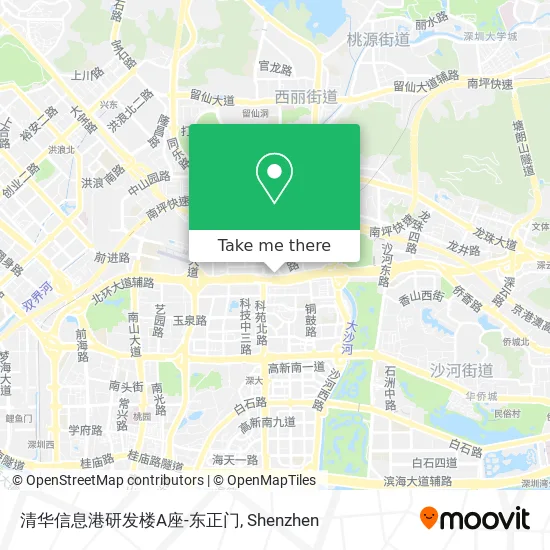 清华信息港研发楼A座-东正门 map