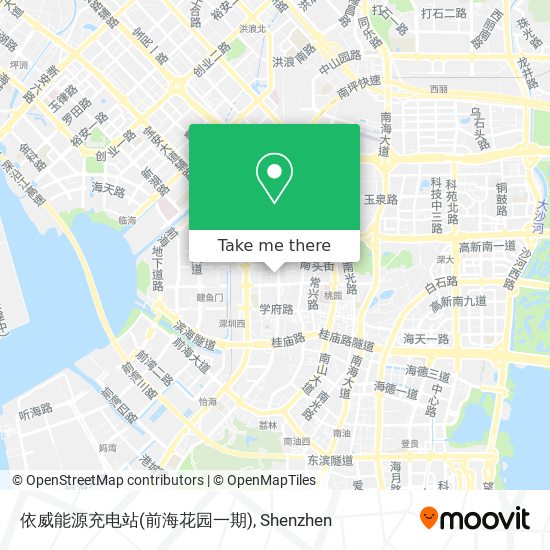 依威能源充电站(前海花园一期) map