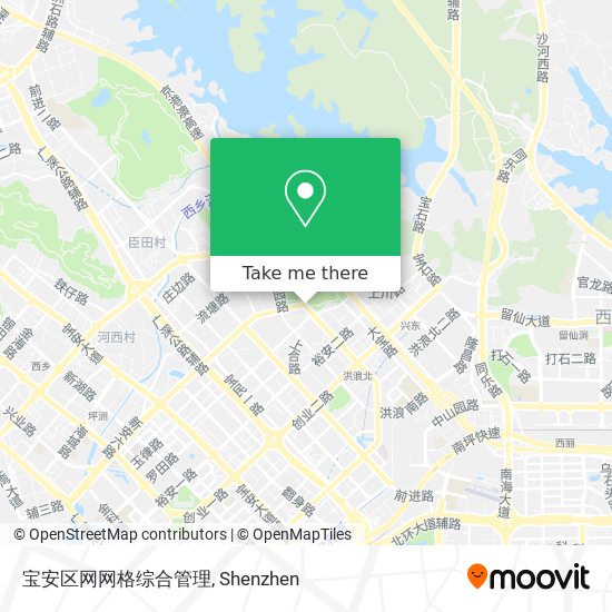宝安区网网格综合管理 map