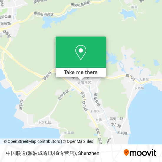 中国联通(源波成通讯4G专营店) map