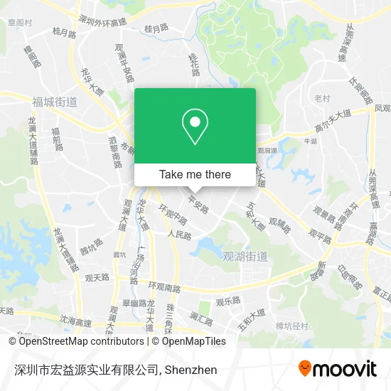 深圳市宏益源实业有限公司 map