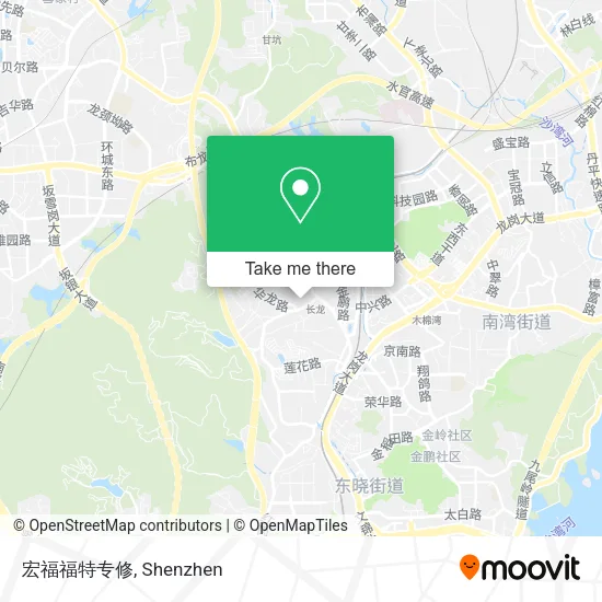 宏福福特专修 map