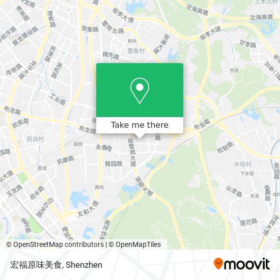 宏福原味美食 map