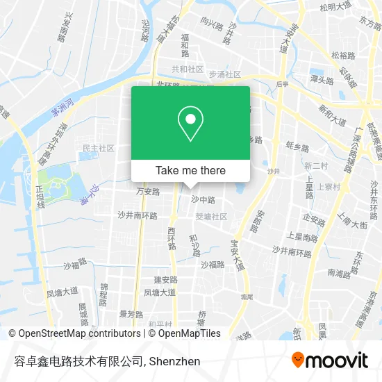 容卓鑫电路技术有限公司 map