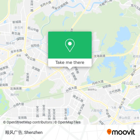 顺风广告 map