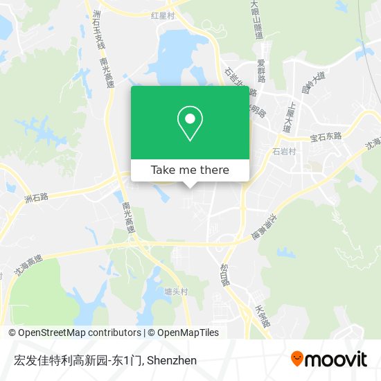 宏发佳特利高新园-东1门 map