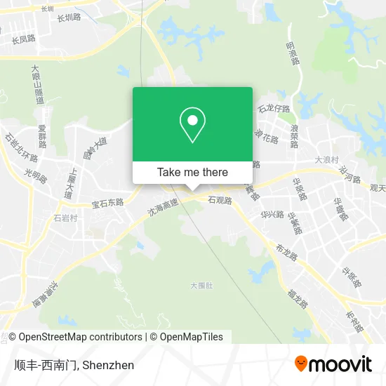 顺丰-西南门 map