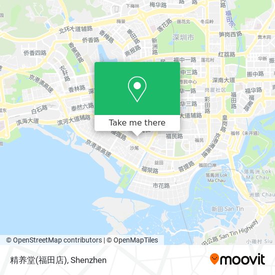精养堂(福田店) map