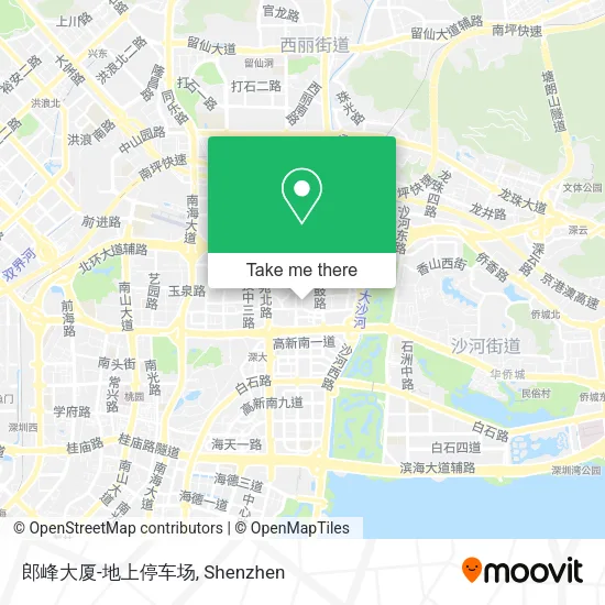 郎峰大厦-地上停车场 map