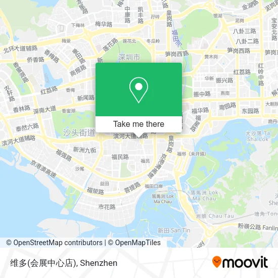 维多(会展中心店) map