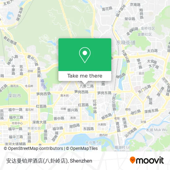 安达曼铂岸酒店(八卦岭店) map