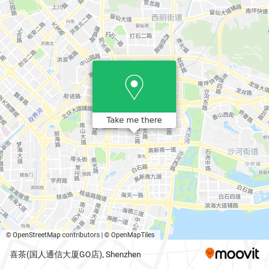 喜茶(国人通信大厦GO店) map